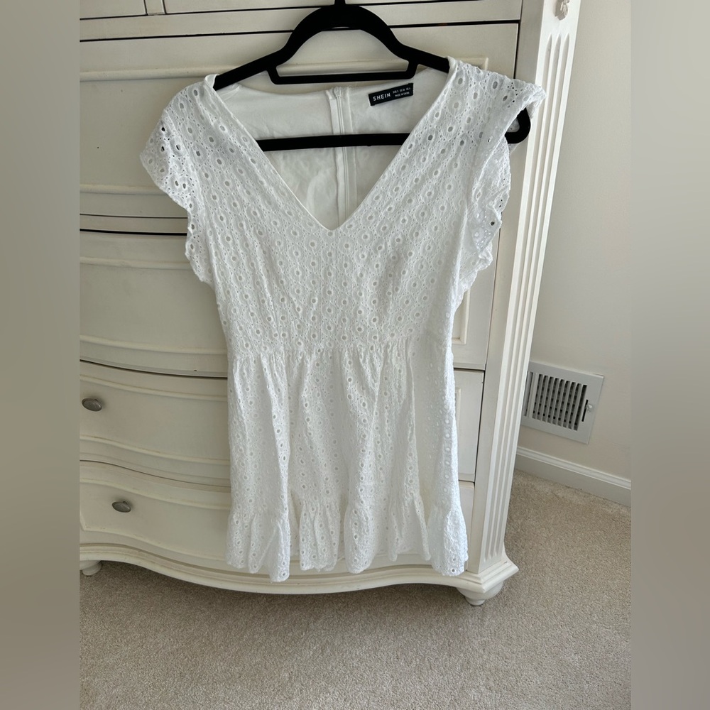 SHEIN Dress White